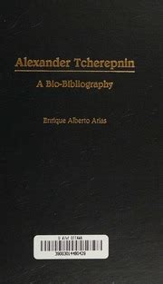 Alexander Tcherepnin A Bio-Bibliography PDF