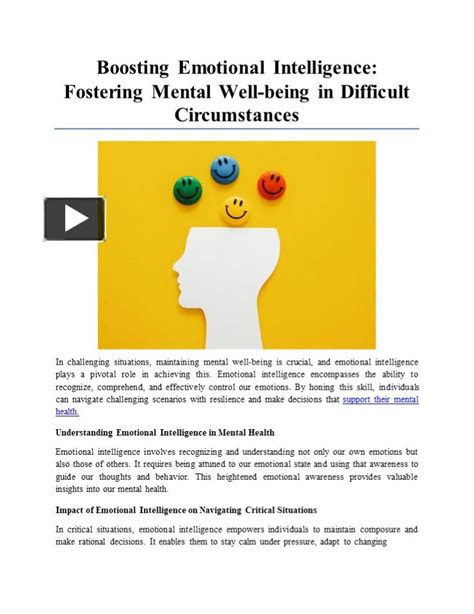 Alexisthagoatt: Enhancing Emotional Intelligence and Fostering Well-being