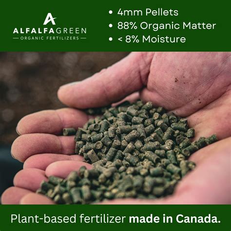 Alfalfa Pellets for Fertilizer: A Green Revolution in Soil Health