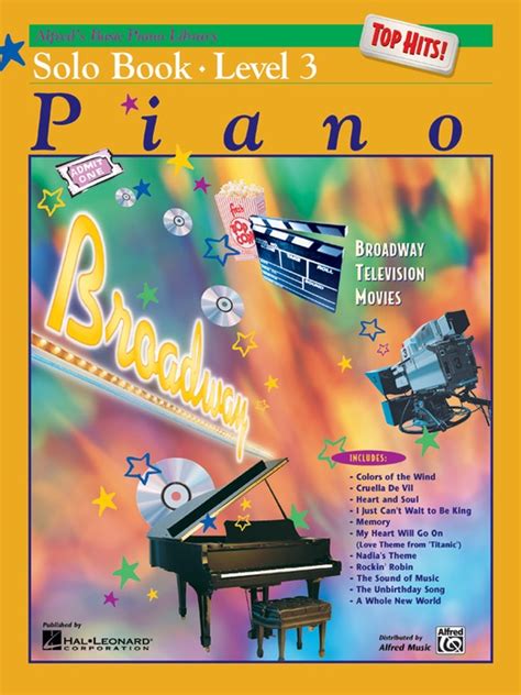 Alfred s Basic Piano Library Top Hits Solo Book Bk 3 Reader