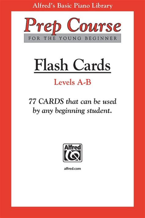 Alfred s Basic Piano Prep Course Flash Cards Bk A and B For the Young Beginner Flash Cards Alfred s Basic Piano Library Epub