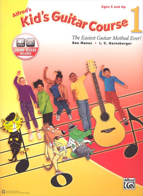Alfred s Kid s Guitar Course 1 The Easiest Guitar Method Ever Book and Online Audio
