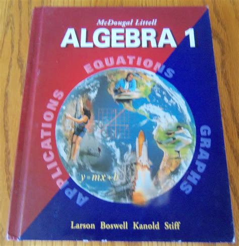 Algebra 1, Grades 9-12: McDougal Littell High Ebook PDF