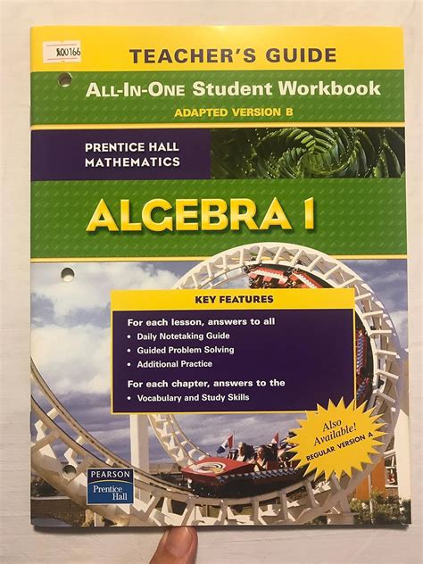 Algebra 1 All-in-One Student Workbook Teacher s Guide Epub