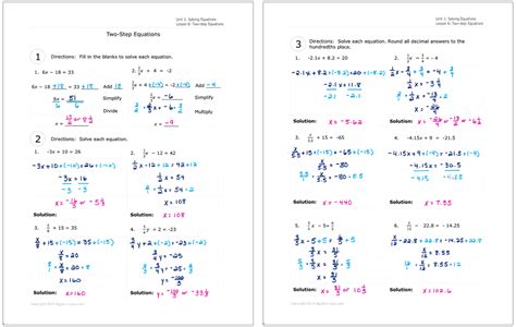 Algebra 1 Assignment Id Answers Equations Reader