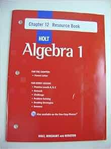 Algebra 1 Book Answers Holt Epub