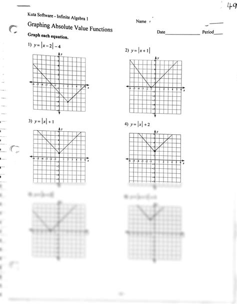 Algebra 1 Graphing Functions Answers Pages 256 PDF