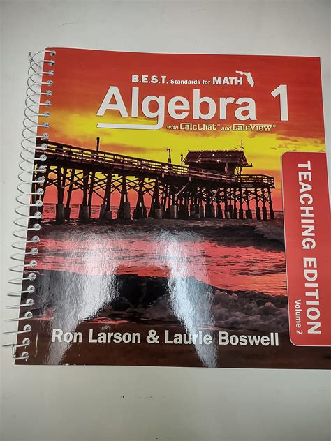 Algebra 1 Ron Larson Laurie Boswell Answer Reader