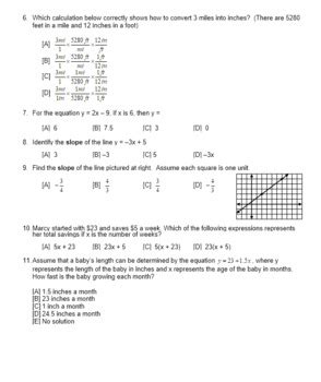 Algebra 1 Second Semester Exam Review Answer PDF