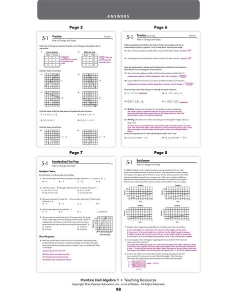 Algebra 1 Workbook Answer Key Landmark Doc