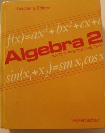 Algebra 2 And Trigonometry, Revised Edition - Ebook Doc