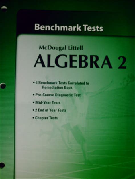 Algebra 2 Benchmark 28 Answers Doc