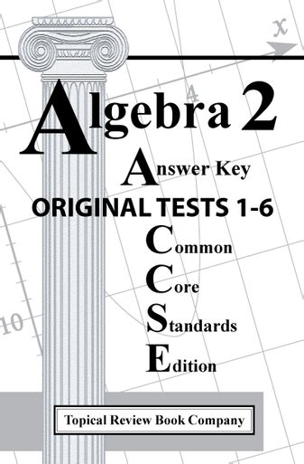 Algebra 2 Common Core Program Answer Key PDF