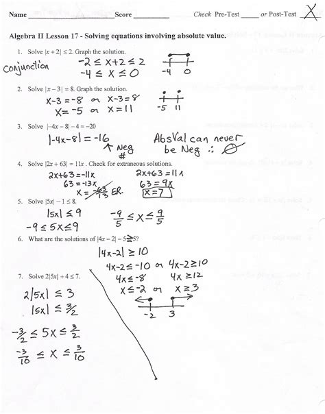 Algebra 2 Practice Work Answer Key PDF