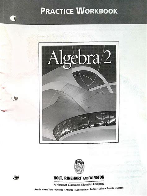 Algebra 2 Practice Workbook Answers Pg 78 Doc