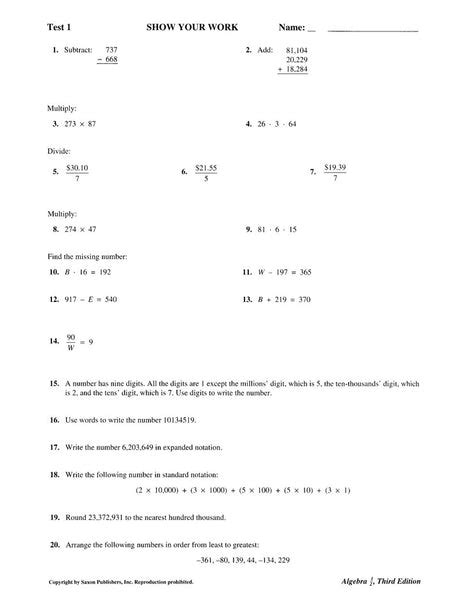 Algebra 2 Saxon Answers Tests Kindle Editon