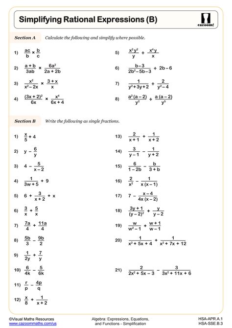 Algebra 2 Simplifying Rational Expressions Answers Kindle Editon