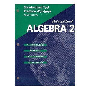 Algebra 2 Standardized Test Practice Workbook Answers Ebook Kindle Editon