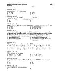 Algebra 2 Trig Regents Test 1 Answers Epub