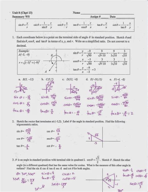 Algebra 2 Trig Test Answers Epub