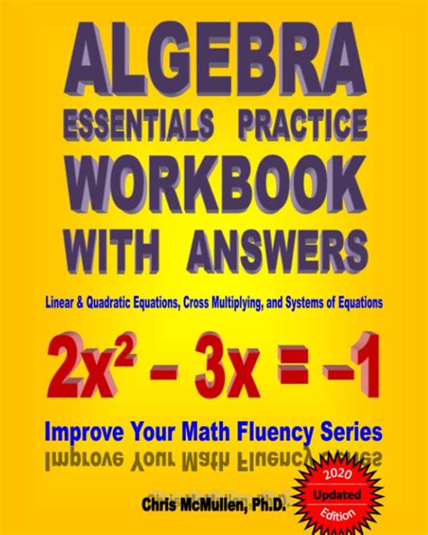 Algebra Essentials Practice Workbook Answers PDF