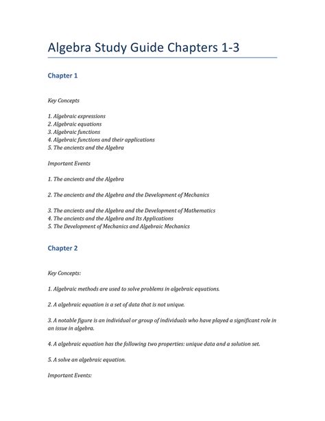 Algebra I Chapters 1-3 2nd Printing PDF