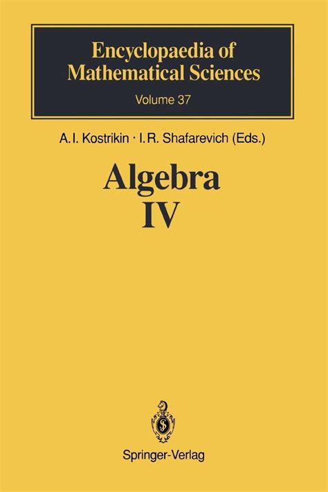 Algebra IV Infinite Groups. Linear Groups, Vol. 4 1st Edition Kindle Editon