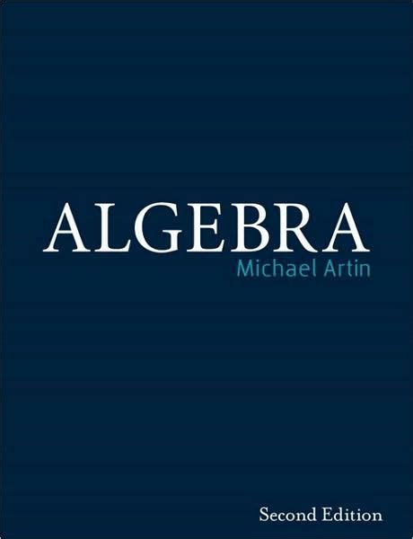 Algebra Michael Artin 2nd Edition Ebook Kindle Editon