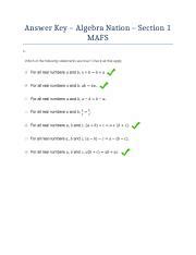 Algebra Nation Section 2 Workbook Answers Reader