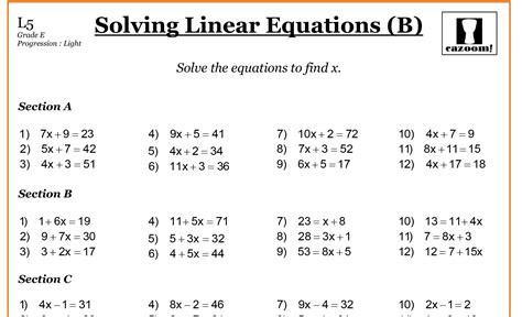 Algebra Questions And Answers For Grade 7 Doc