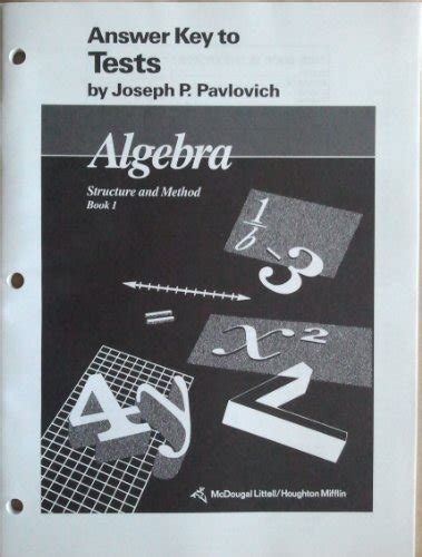 Algebra Structure And Method Book 1 Answer Key Reader