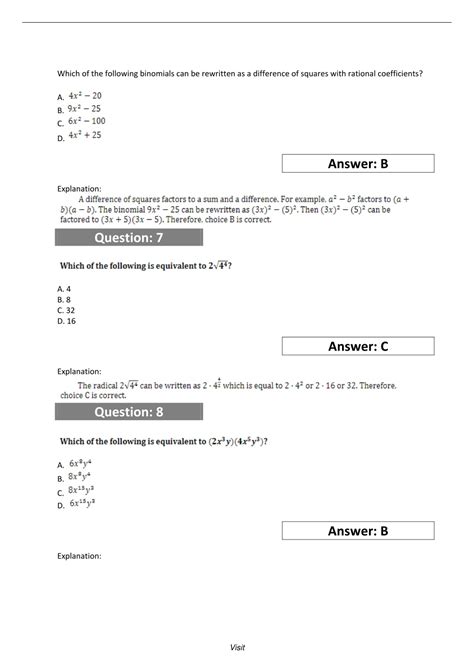 Algebra Test 2: Conquer the Challenges, Unlock Success