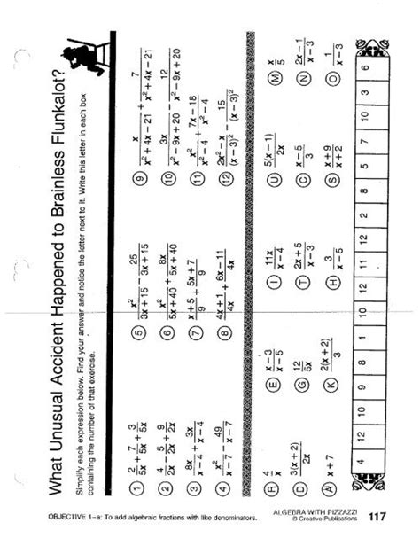 Algebra With Pizzazz Answer Key Page 154 Kindle Editon