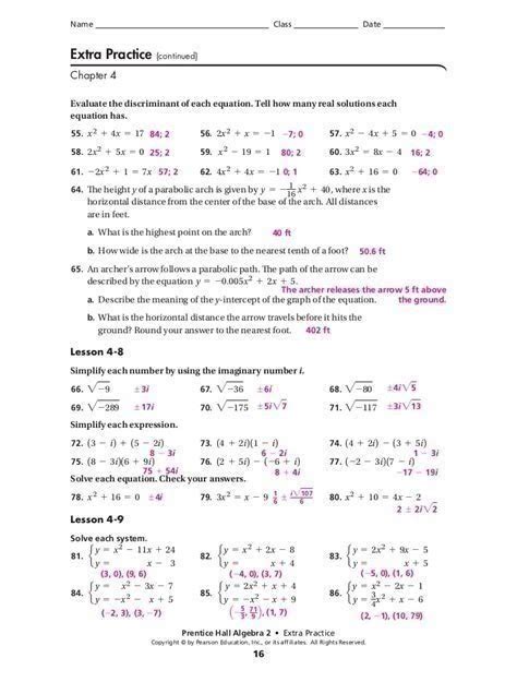 Algebra Work Prentice Hall 6 2 Answers Epub