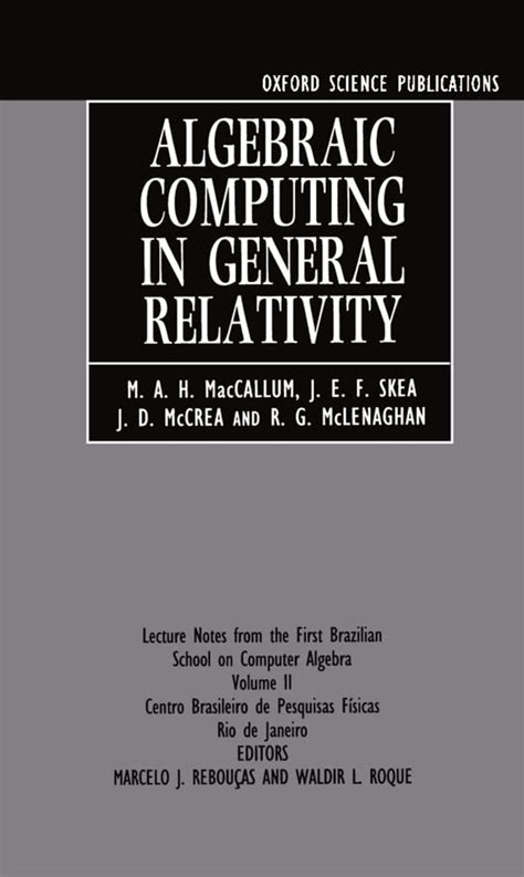 Algebraic Computing in General Relativity PDF