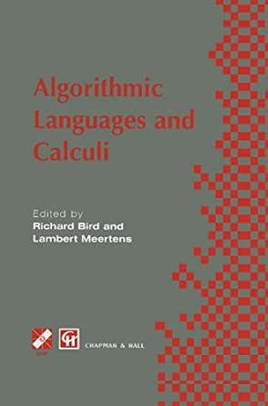 Algorithimic Languages and Calculi 1st Edition Kindle Editon