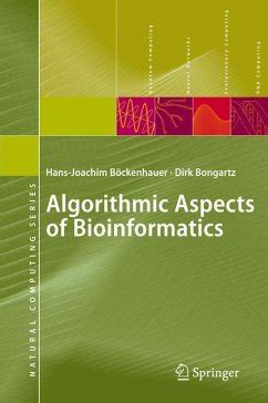 Algorithmic Aspects of Bioinformatics 1st Edition Reader