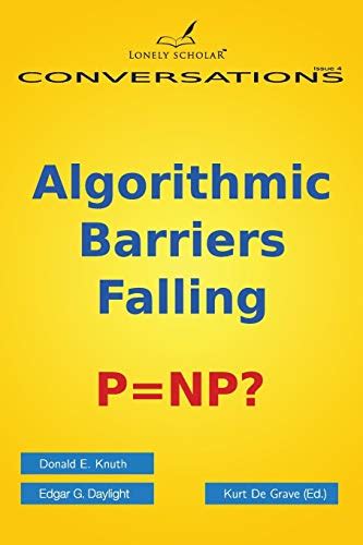 Algorithmic Barriers Falling PNP Epub