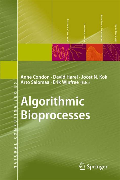 Algorithmic Bioprocesses 1st Edition Doc
