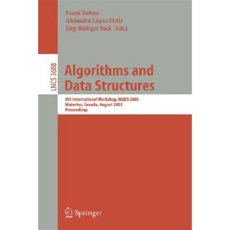 Algorithms and Data Structures Workshop WADS 89, Ottawa, Canada, August 17-19, 1989. Proceedings Doc