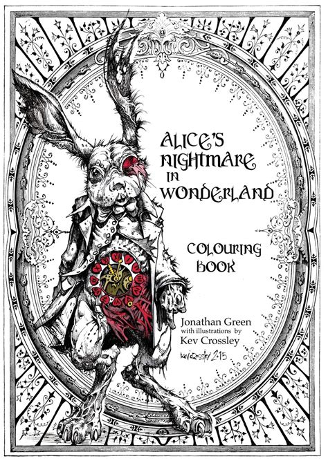 Alice s Nightmare in Wonderland Colouring Book Snowbooks Fantasy Colouring Books Kindle Editon