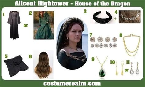 Alicent Hightower Costume: A Comprehensive Guide to Embodying the Queen