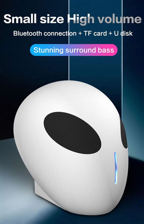 Alien Shaped Portable Wireless Bluetooth Function Doc