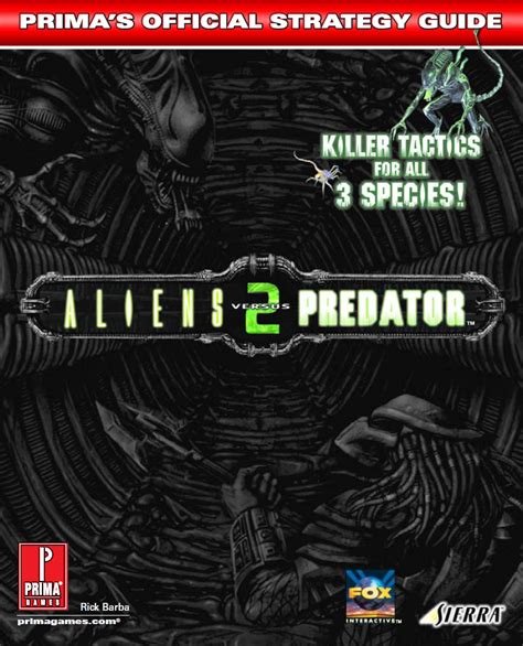 Aliens Vs Predator 2 Prima s Official Strategy Guide Doc