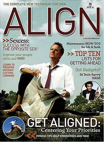 Align The Complete New Testament for Men Biblezines Reader