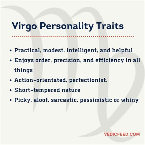 Aligning with Virgo's Character Traits