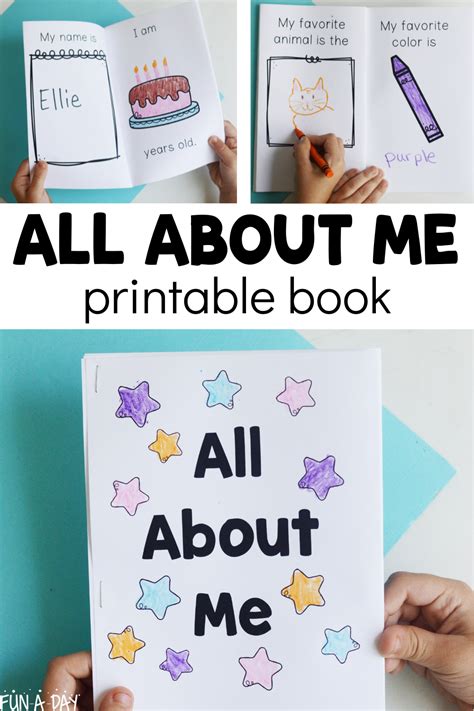 All About Me Book Printable Free