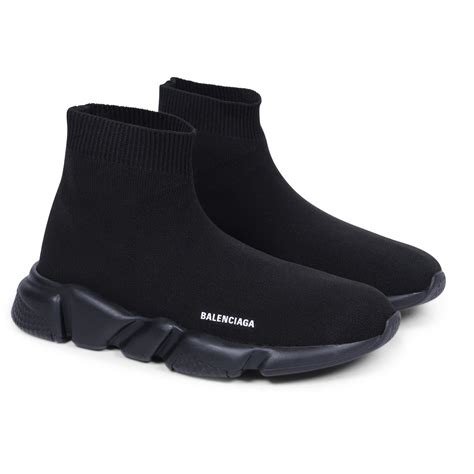 All Black Balenciaga Sock Shoes