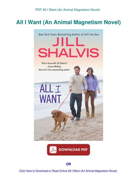 All I Want Animal Magnetism PDF