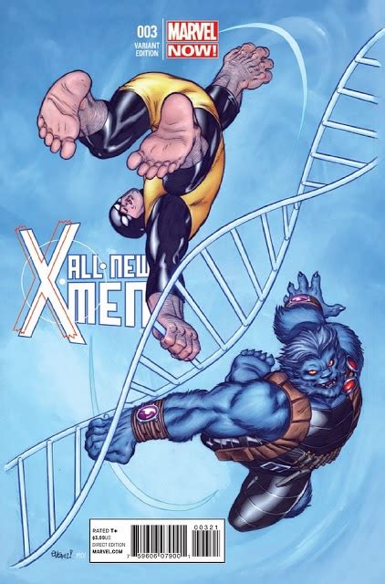 All New X-men 3 1-in-50 Beast Variant Marvel Now Doc